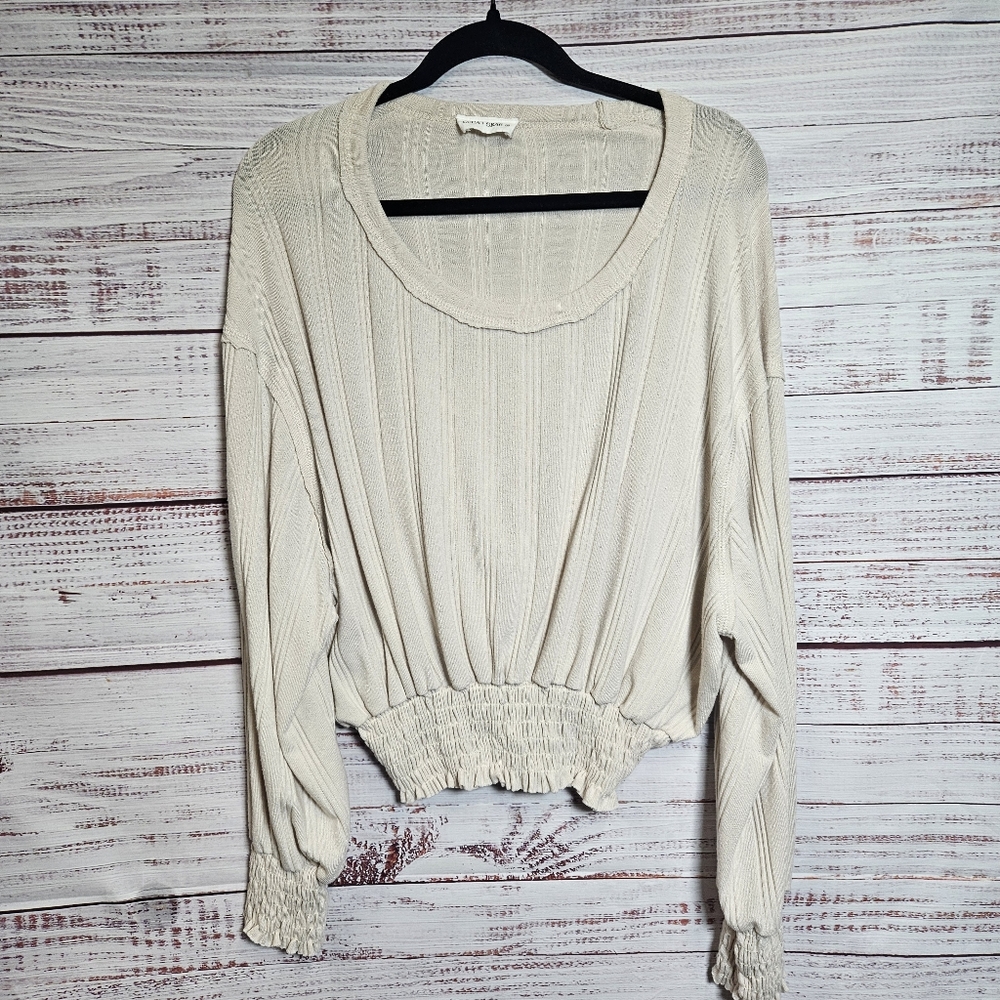 LAST CHANCE Luca + Grae smocked oversized top